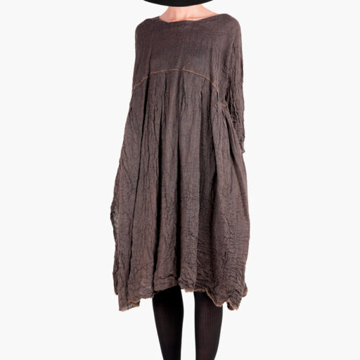 11. a27f w lw64.3.3 washed mafalda collo ottagono dress
