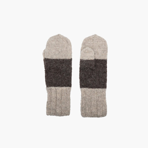 20. mmm16b w80.1.1-f.1.2-f paletta polso coste alte rigato knitted gloves